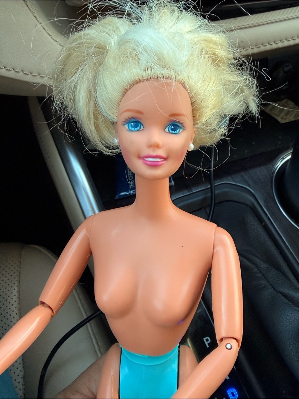 Mattel Blonde Doll Hairpiece - Platinum Blonde